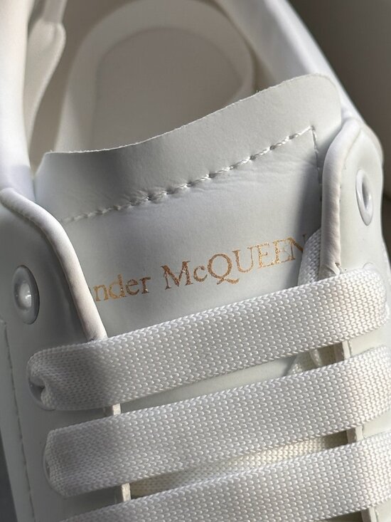 Alexander Mcqueen All-White Platform Sneakers main image 7